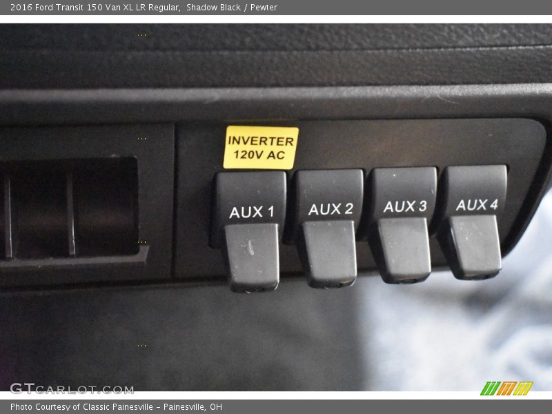 Controls of 2016 Transit 150 Van XL LR Regular