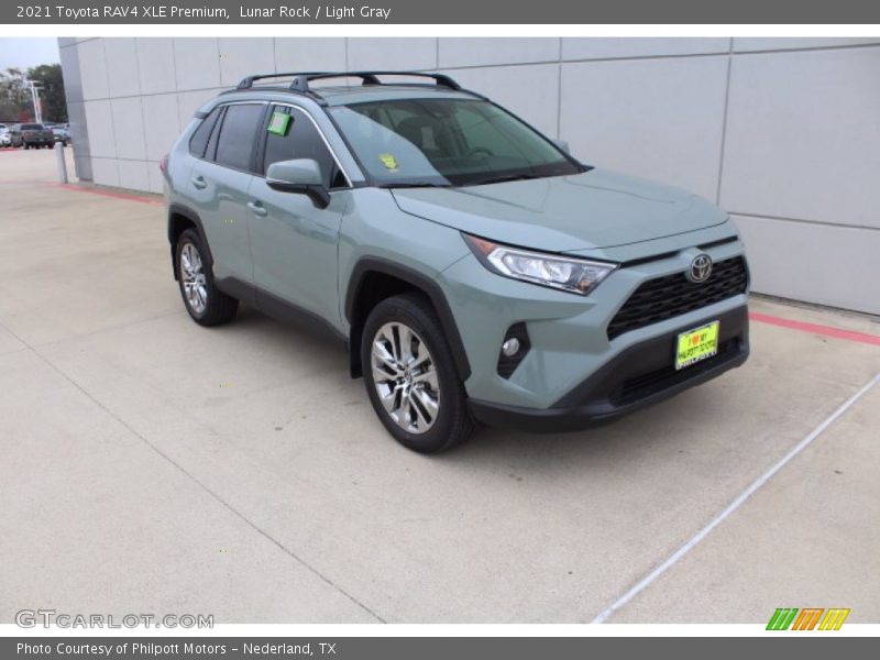 Lunar Rock / Light Gray 2021 Toyota RAV4 XLE Premium