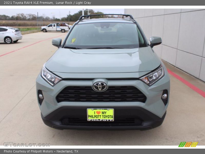 Lunar Rock / Light Gray 2021 Toyota RAV4 XLE Premium