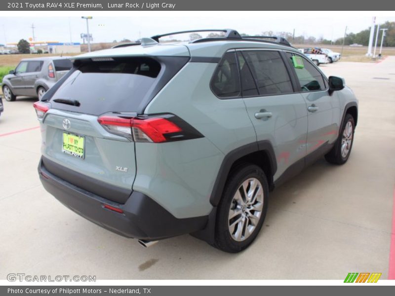 Lunar Rock / Light Gray 2021 Toyota RAV4 XLE Premium