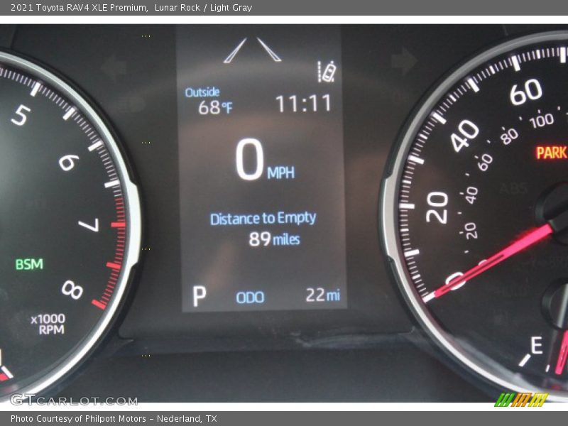 Lunar Rock / Light Gray 2021 Toyota RAV4 XLE Premium
