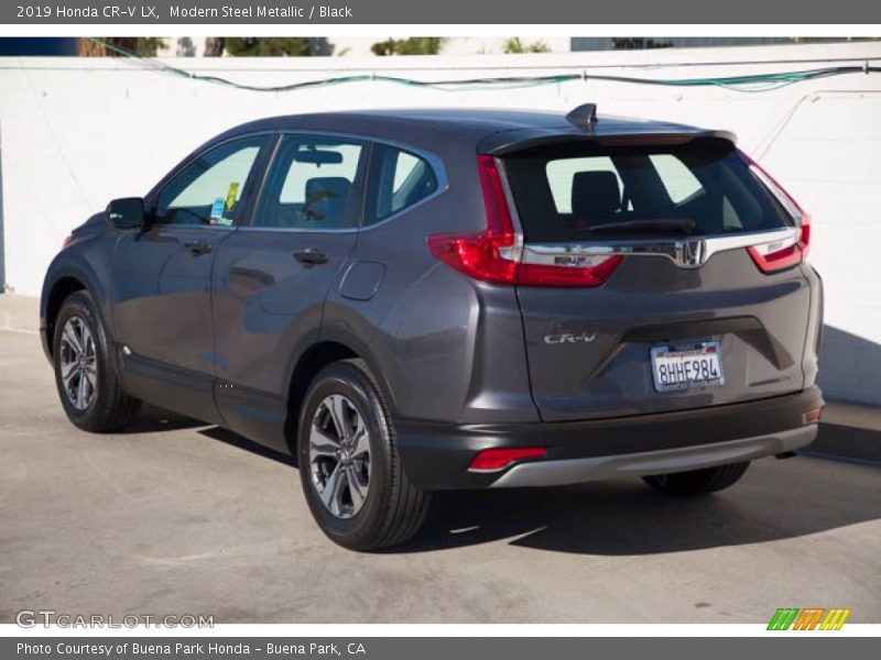 Modern Steel Metallic / Black 2019 Honda CR-V LX