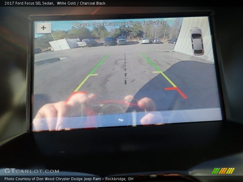 White Gold / Charcoal Black 2017 Ford Focus SEL Sedan