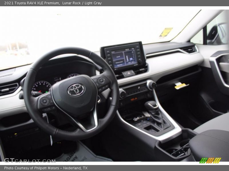 Lunar Rock / Light Gray 2021 Toyota RAV4 XLE Premium