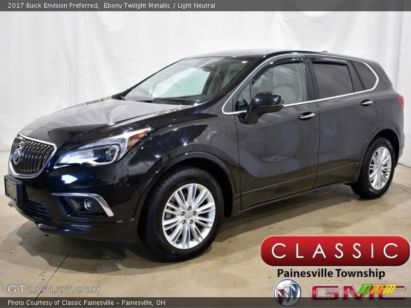 Ebony Twilight Metallic / Light Neutral 2017 Buick Envision Preferred