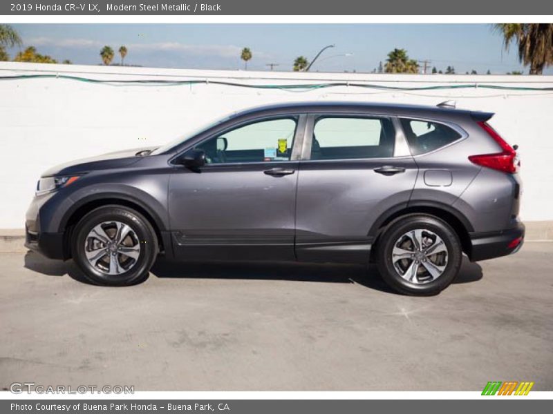 Modern Steel Metallic / Black 2019 Honda CR-V LX