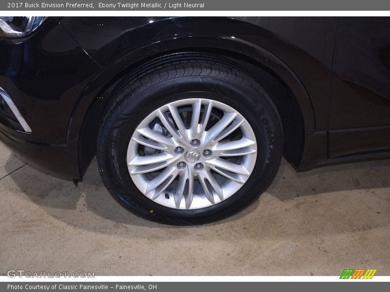 Ebony Twilight Metallic / Light Neutral 2017 Buick Envision Preferred