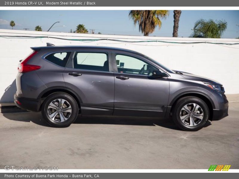 Modern Steel Metallic / Black 2019 Honda CR-V LX