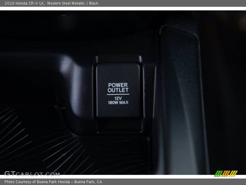 Modern Steel Metallic / Black 2019 Honda CR-V LX