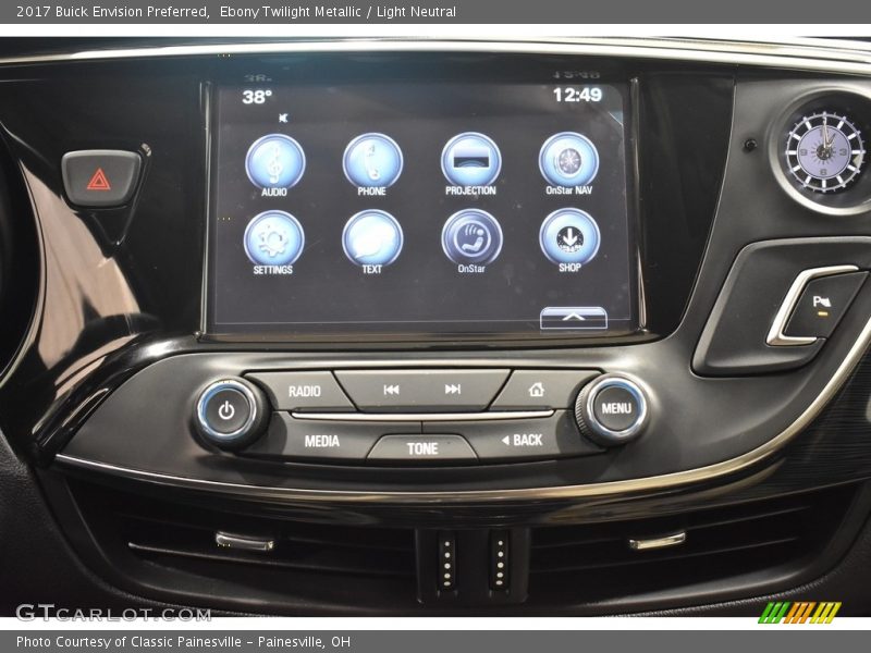 Ebony Twilight Metallic / Light Neutral 2017 Buick Envision Preferred