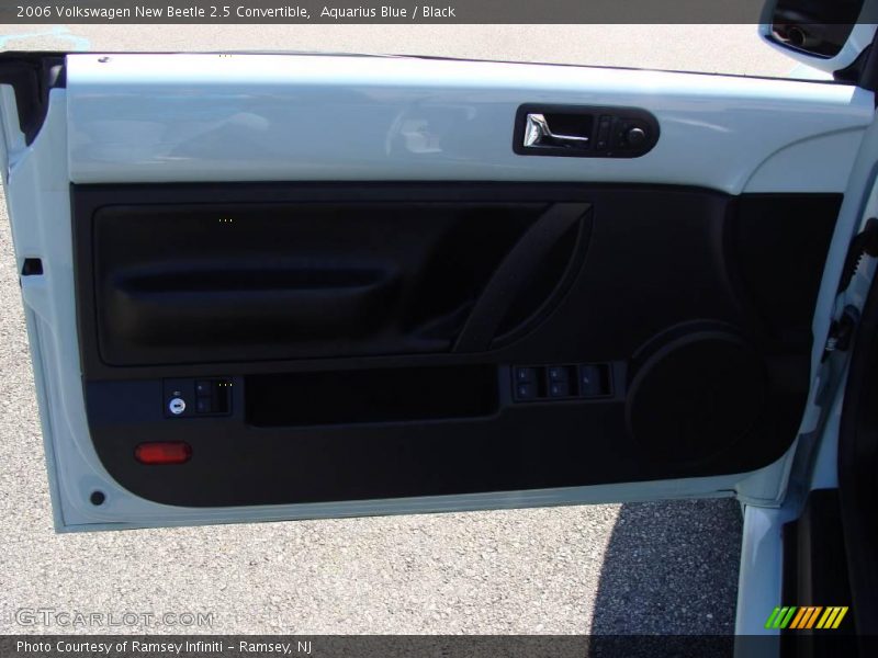 Aquarius Blue / Black 2006 Volkswagen New Beetle 2.5 Convertible