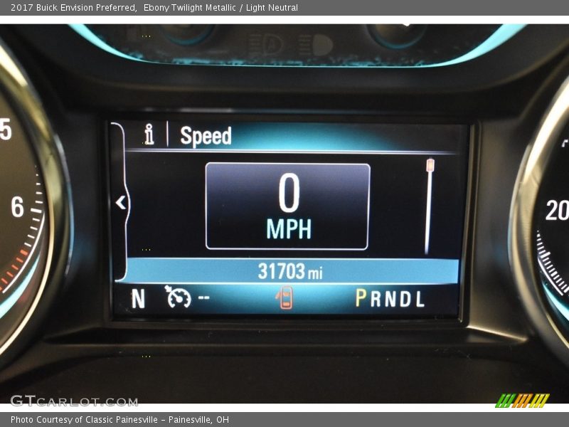 Ebony Twilight Metallic / Light Neutral 2017 Buick Envision Preferred