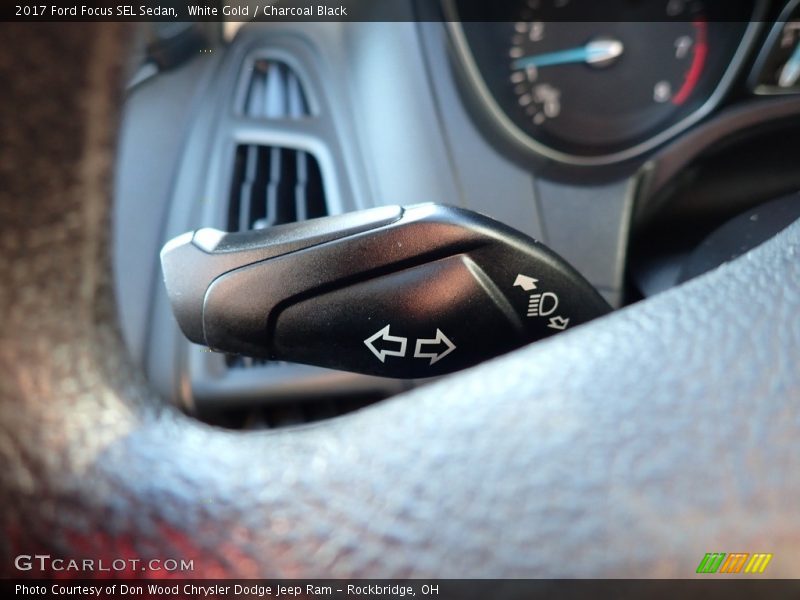 White Gold / Charcoal Black 2017 Ford Focus SEL Sedan