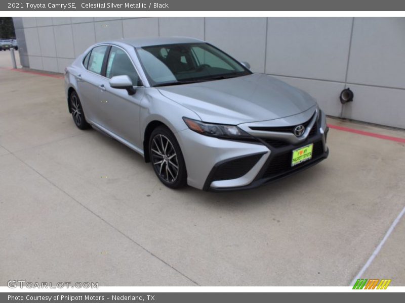 Celestial Silver Metallic / Black 2021 Toyota Camry SE