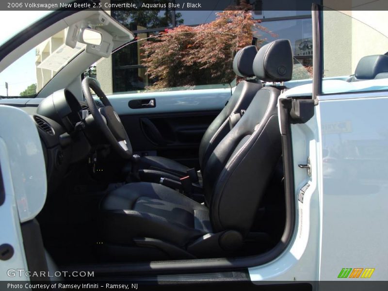 Aquarius Blue / Black 2006 Volkswagen New Beetle 2.5 Convertible