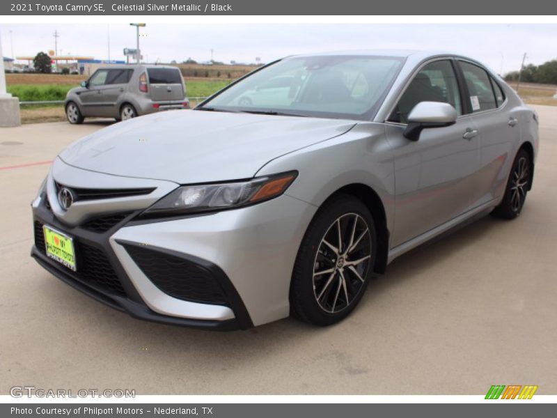 Celestial Silver Metallic / Black 2021 Toyota Camry SE