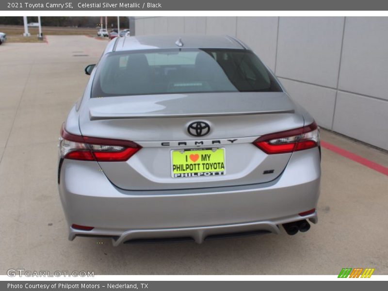 Celestial Silver Metallic / Black 2021 Toyota Camry SE