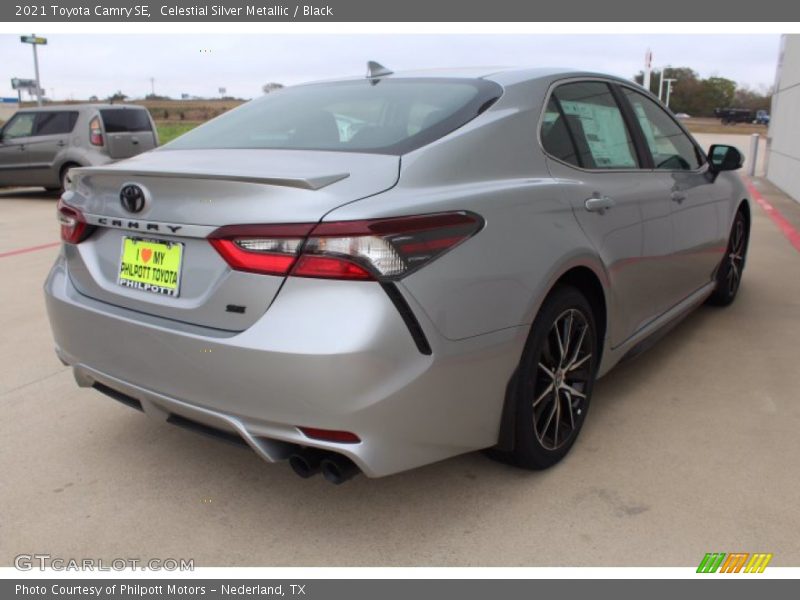 Celestial Silver Metallic / Black 2021 Toyota Camry SE