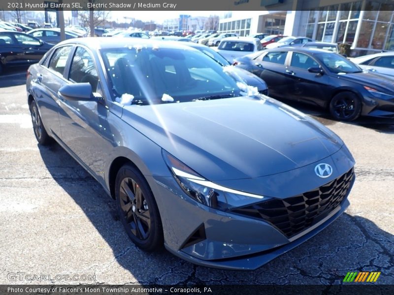 Electric Shadow / Medium Gray 2021 Hyundai Elantra SEL