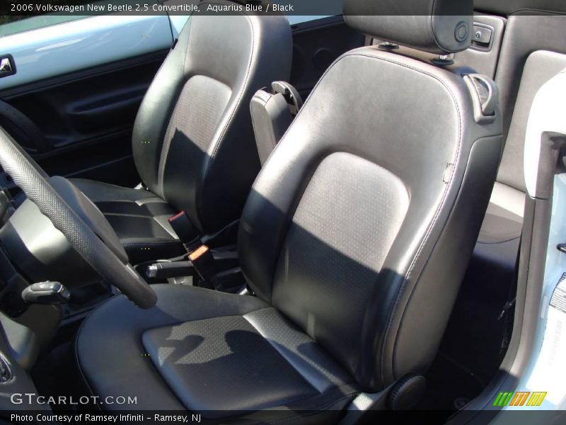Aquarius Blue / Black 2006 Volkswagen New Beetle 2.5 Convertible