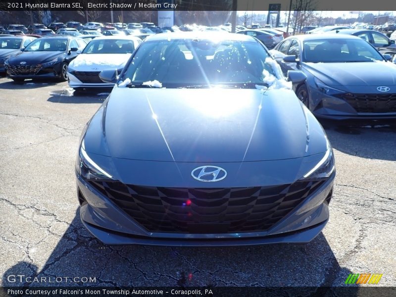 Electric Shadow / Medium Gray 2021 Hyundai Elantra SEL