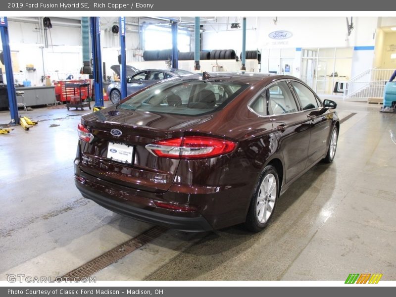 Rich Copper / Ebony 2019 Ford Fusion Hybrid SE