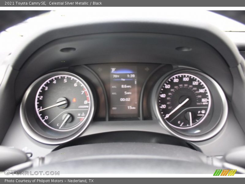 Celestial Silver Metallic / Black 2021 Toyota Camry SE