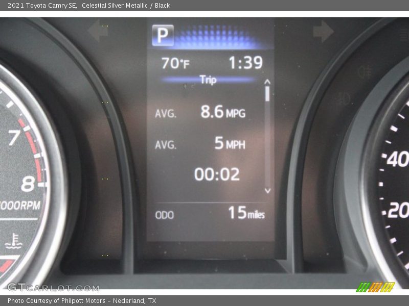 Celestial Silver Metallic / Black 2021 Toyota Camry SE