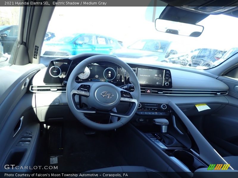 Electric Shadow / Medium Gray 2021 Hyundai Elantra SEL