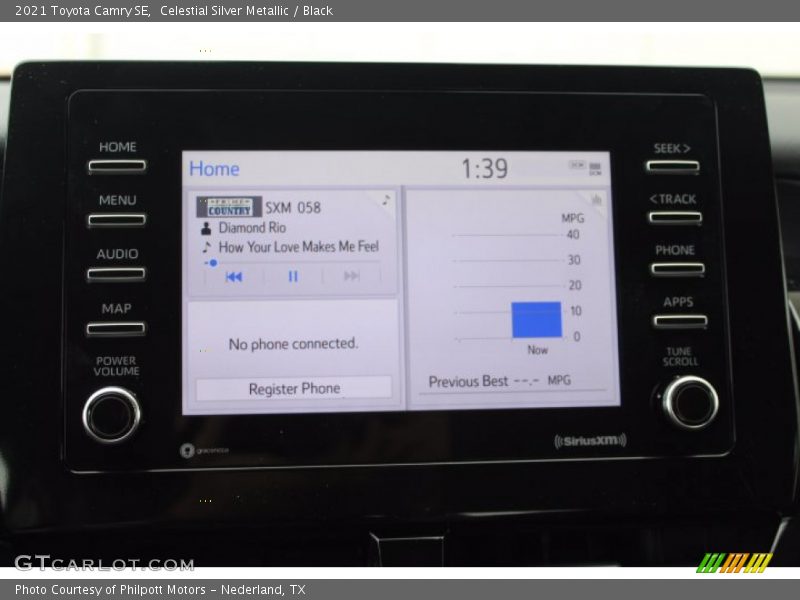 Celestial Silver Metallic / Black 2021 Toyota Camry SE
