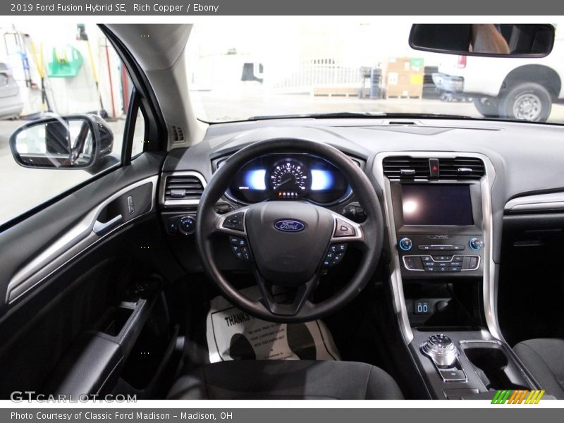 Rich Copper / Ebony 2019 Ford Fusion Hybrid SE