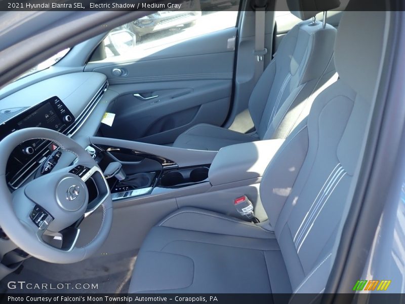 Electric Shadow / Medium Gray 2021 Hyundai Elantra SEL