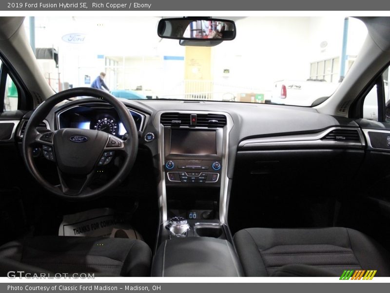 Rich Copper / Ebony 2019 Ford Fusion Hybrid SE