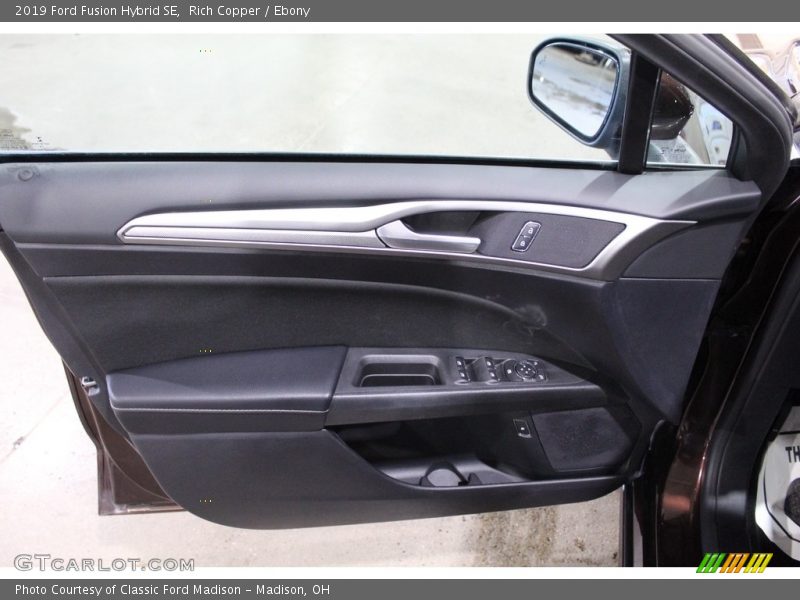 Rich Copper / Ebony 2019 Ford Fusion Hybrid SE