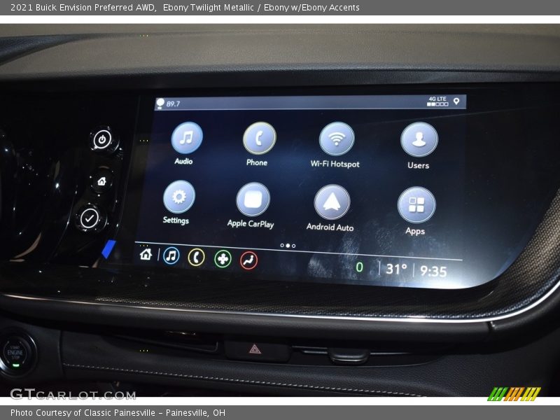 Ebony Twilight Metallic / Ebony w/Ebony Accents 2021 Buick Envision Preferred AWD