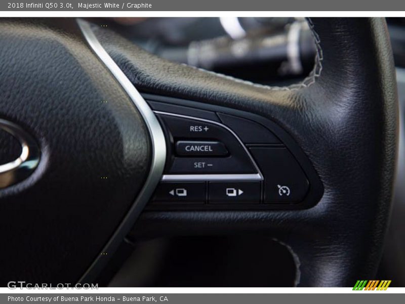 Majestic White / Graphite 2018 Infiniti Q50 3.0t