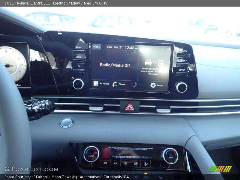 Electric Shadow / Medium Gray 2021 Hyundai Elantra SEL