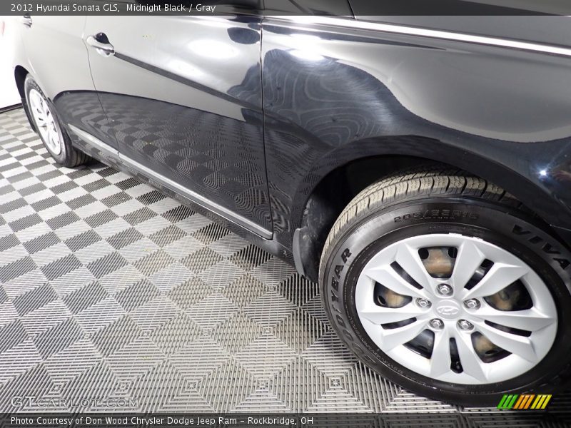 Midnight Black / Gray 2012 Hyundai Sonata GLS