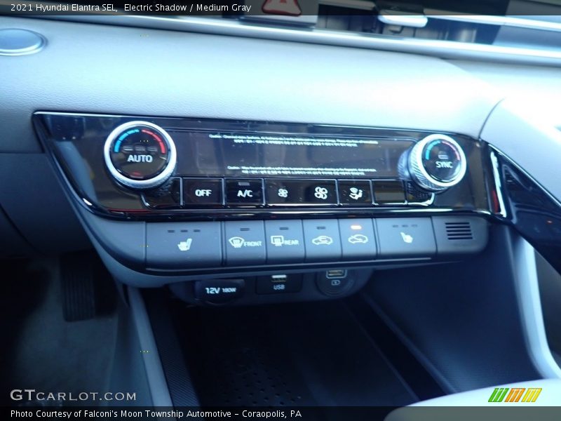 Electric Shadow / Medium Gray 2021 Hyundai Elantra SEL