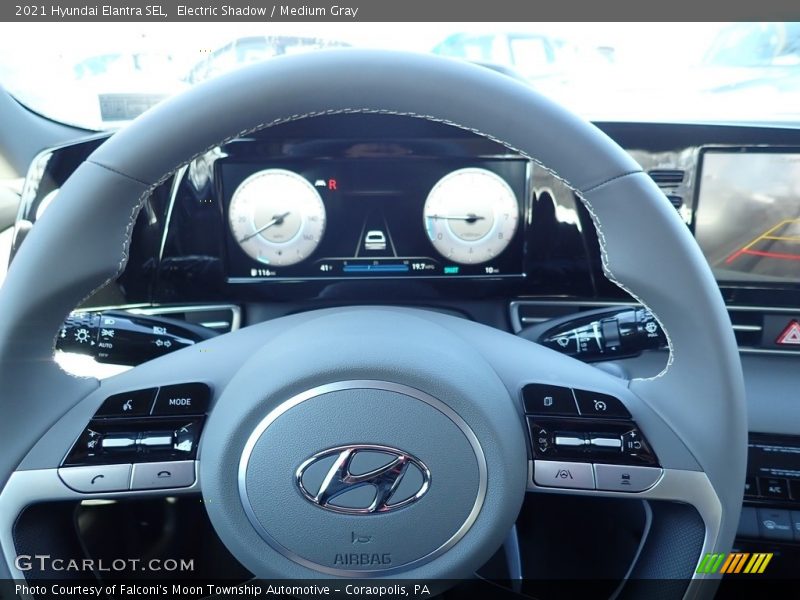 Electric Shadow / Medium Gray 2021 Hyundai Elantra SEL