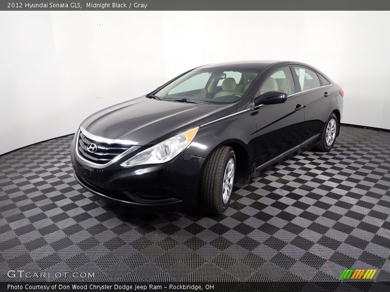 Midnight Black / Gray 2012 Hyundai Sonata GLS