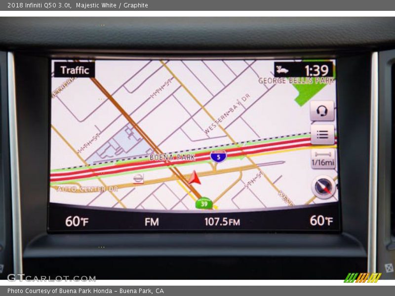 Majestic White / Graphite 2018 Infiniti Q50 3.0t