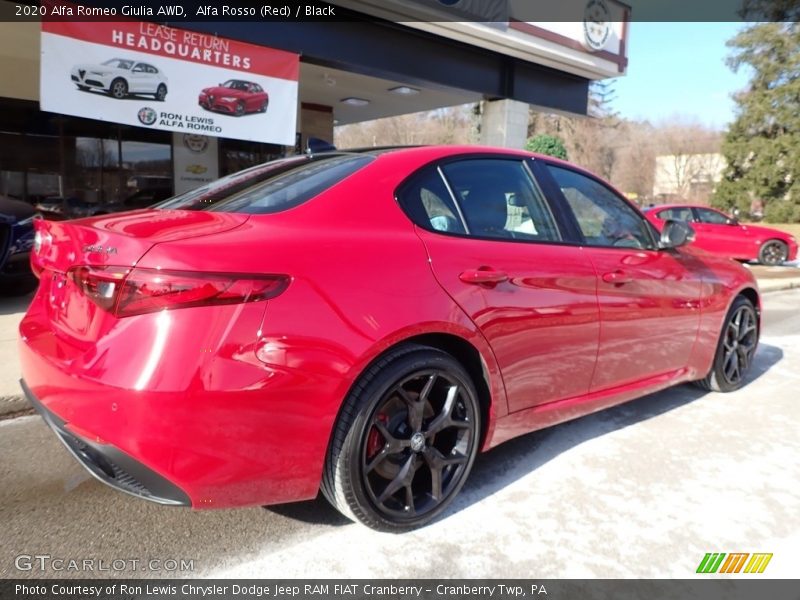 Alfa Rosso (Red) / Black 2020 Alfa Romeo Giulia AWD