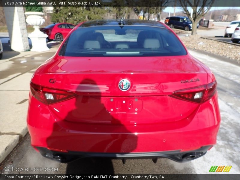 Alfa Rosso (Red) / Black 2020 Alfa Romeo Giulia AWD