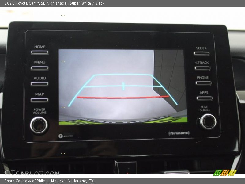 Super White / Black 2021 Toyota Camry SE Nightshade