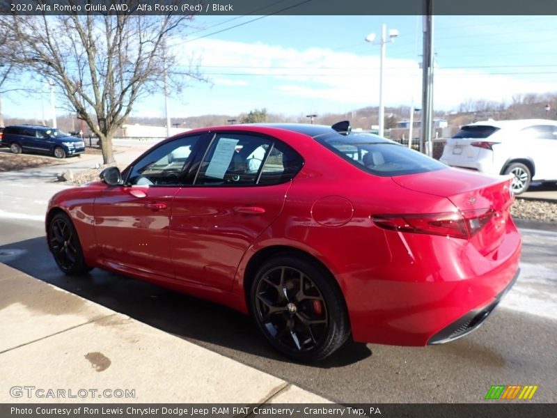 Alfa Rosso (Red) / Black 2020 Alfa Romeo Giulia AWD