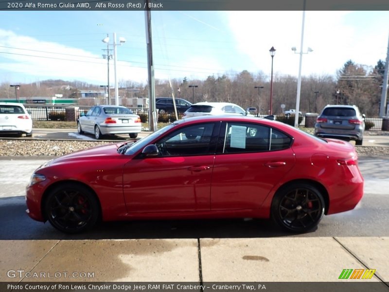 Alfa Rosso (Red) / Black 2020 Alfa Romeo Giulia AWD
