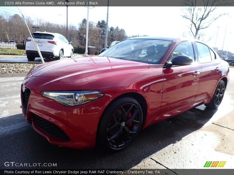 Alfa Rosso (Red) / Black 2020 Alfa Romeo Giulia AWD