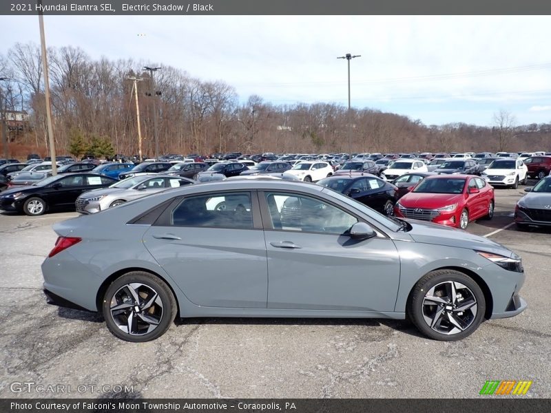 Electric Shadow / Black 2021 Hyundai Elantra SEL