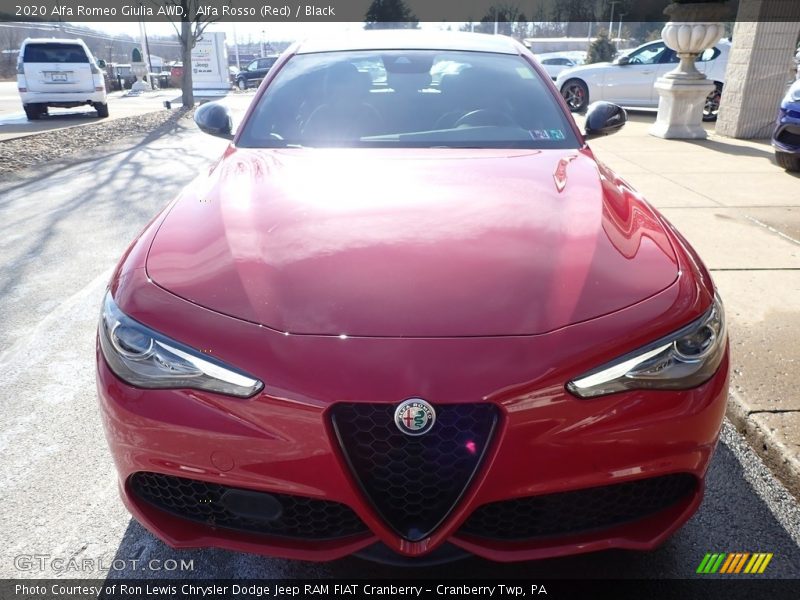 Alfa Rosso (Red) / Black 2020 Alfa Romeo Giulia AWD